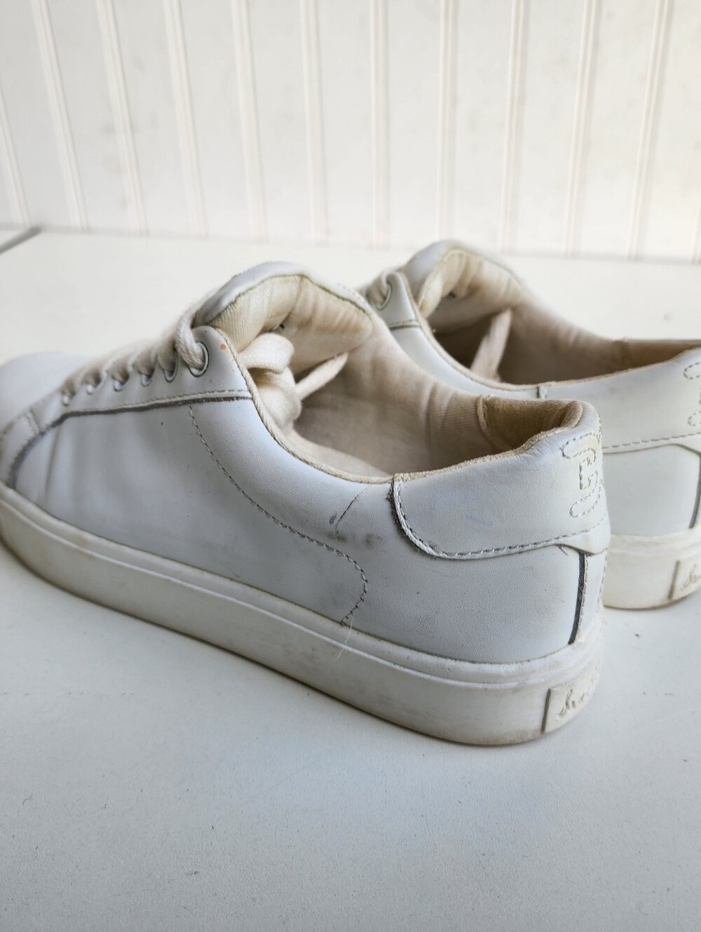 Sam Edelman Ethyl Low-Top Platform Sneaker Shoes Women's White Size US 7 M - Picture 4 of 7